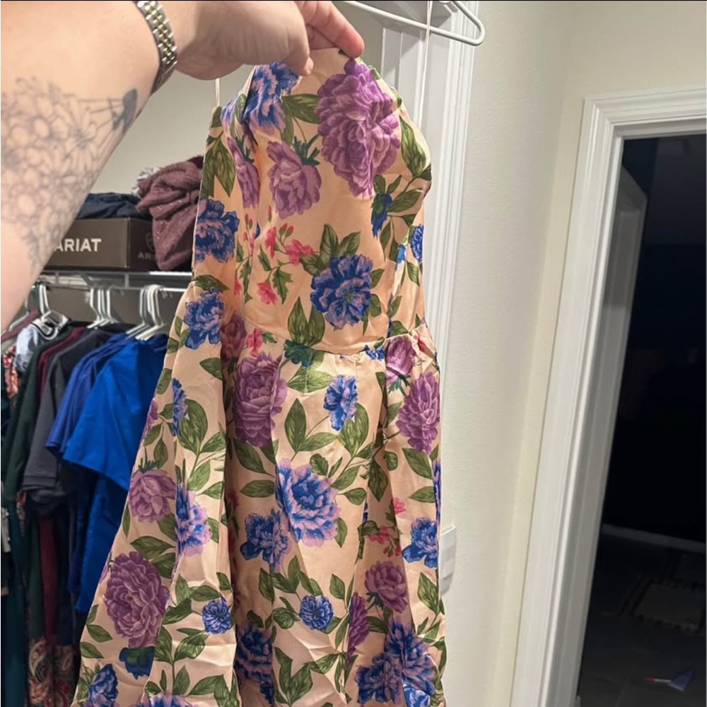 Floral midi dress